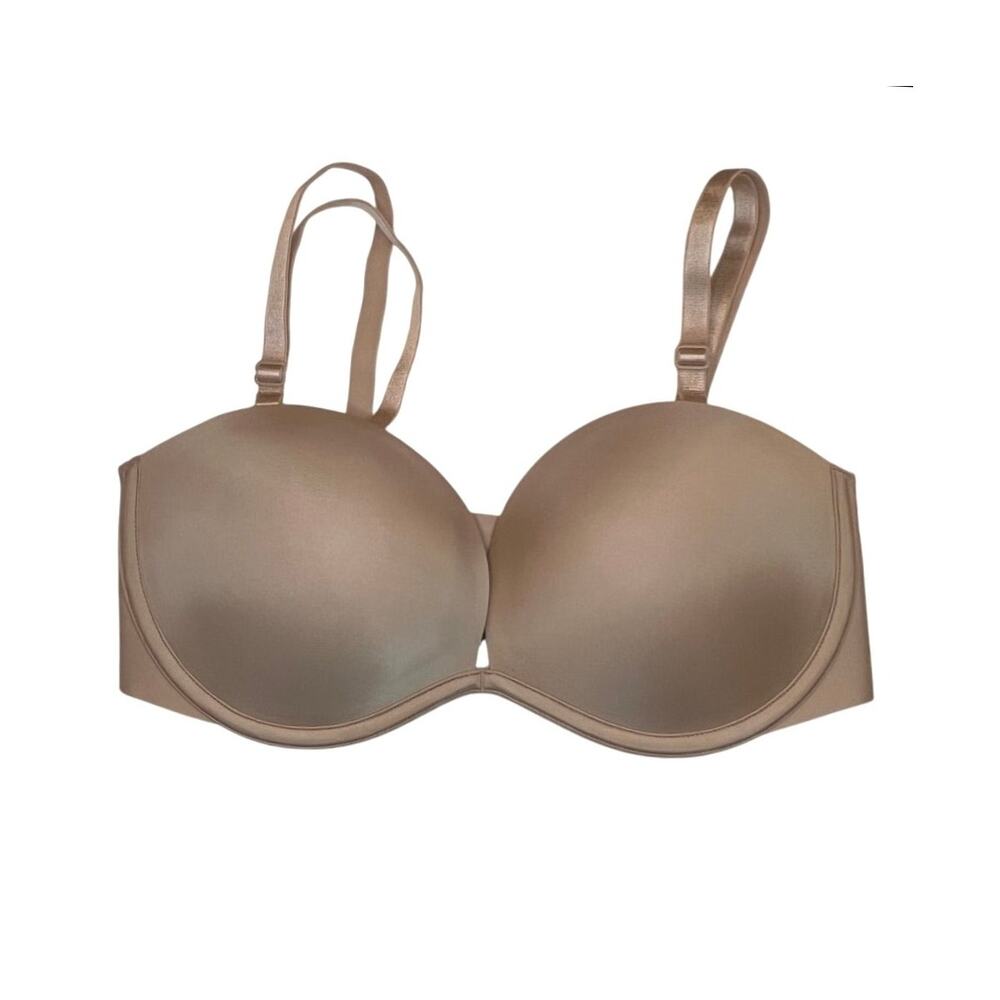 Victoria's Secret Multiway Lift Bra 34D Beige Plunge Y2K Staple Chic